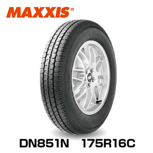 ２本セット ライトトラックチューブレスタイヤ MAXXIS (マキシス) DN851N 175R16 98/96Q 2020年製 法人宛送料無料