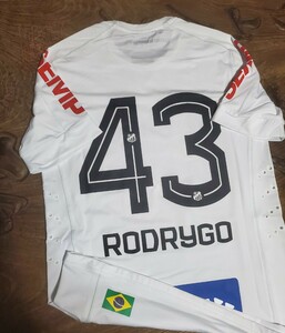 値下げ交渉 2017-18 サントスFC #43 ロドリゴ MATCH ISSUE SHIRT Kappa MADE IN BARAZIL 検/17 2018 SANTOS DEBUT RODRYGO REAL MADRID Y2K