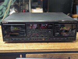 SONY TC-WR870／ダブルカセットデッキ ジャンク