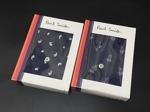 新品即決◆ポールスミス トランクス 2枚セット 箱付◆Paul Smith/ラビット/ネイビー/Mサイズ