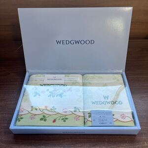 未使用 保管品 WEDGWOOD ウェッジウッド フェイスタオル ウォッシュタオル セット (つ