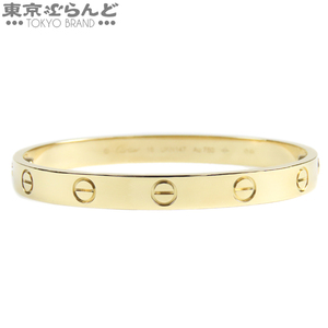 101763401 カルティエ CARTIER ラブブレス イエローゴールド K18YG 16 バングル レディース 仕上済