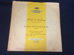 LP/ BEETHOVEN/SYMPHONY No.9/ 25cm/LG-3