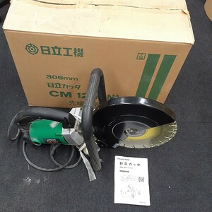 日立工機 CM12Y 305mm コンクリートカッター　中古品 箱説明書付き　み