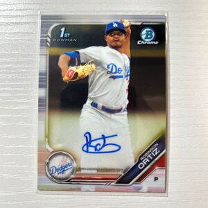 2019 Bowman Chrome Robinson Ortiz auto