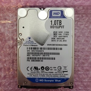 WD 1TB 2.5インチ HDD