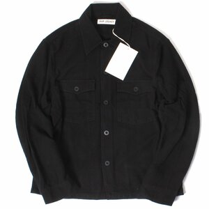 【タグ付き・新品】OUR LEGACY EVENING COACH JACKET BLACK BRUSHED COTTON size46 M4201EBBC アワーレガシー ジャケット シャツ