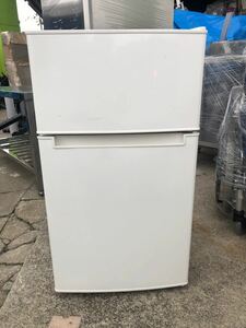 ○GW8873 Haier ハイアール 2ドア 冷凍冷蔵庫 AT-RE85B 19年製○