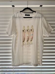 marbles マーブルズ Lサイズ サーフガールTシャツ 半袖 ホワイト カットソー ロゴ 古着 アメカジ