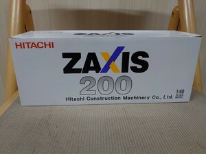 非売品　レア　日立　HITACHI　ZAXIS200　シルバー　１/40　ミニカー　5-４