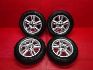 ★イボ付き★ BMW MINI ミニクーパー純正15インチホイール 4本 5.5J +45 4H 100 DUNLOP ENASAVE EC300+ 175/65R15 ダンロップ エナセーブ