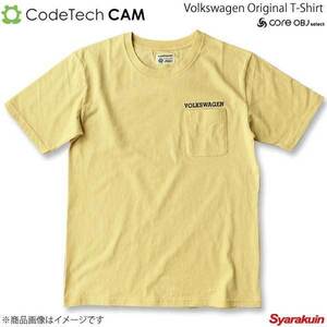 Codetech コードテック Volkswagen ORIGINAL T-SHIRTS イエロー XLサイズ CO-KVW-2361Y