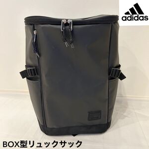 KA■ adidas アディダス リックサック ブラック 黒 BOX型 スクエア型 バッグパック リュック ブランド メンズ レディース 旅行 軽量 バッグ