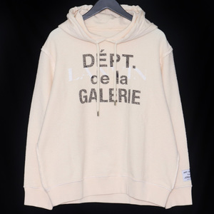 未使用 LANVIN × GALLERY DEPT. リバースパーカー XXL RM-HOG003-J069-P22 ランバン ギャラリーデプト コラボロゴフーディー Hoodie