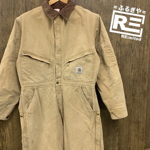 古着 42 CARHARTT カーハート つなぎ 中綿 ダック ワークウェア 作業着 1347