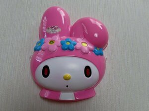 お面　マイメロ　マイメロディ　花5輪　メロディちゃん　My Melody　ウサギ　サンリオ　2010年以前　お部屋の飾りに　おめん