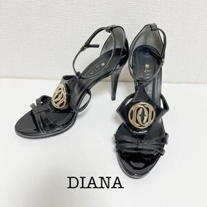 DIANA ダイアナ プレート ストラップ サンダル 24