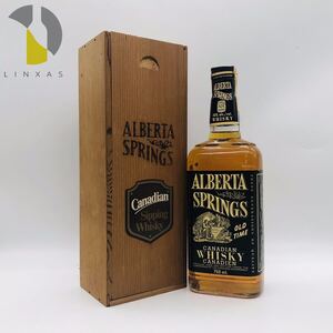 【未開栓】ALBERTA SPRINGS アルバータ アルベルタ スプリングス カナディアン 750ml 1979 箱付 AB002273