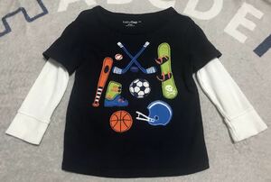 ★baby GAP★重ね着風 長袖Ｔシャツ ★80★ベビーギャップ ロンＴ スポーツ