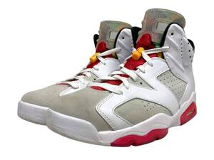 NIKE (ナイキ) AIR JORDAN 6 RETRO エアジョーダ6レトロ スニーカー CT8529-062 28cm US10 ホワイト レッド メンズ/091