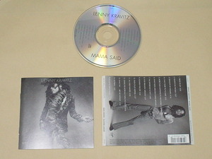 LENNY KRAVITZ / MAMA SAID（レニー・クラヴィッツ,1STアルバム,国内盤,THE BEATLES,THE ROLLING STONES,THE WHO,1991年) 