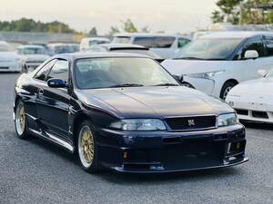 日産　スカイライン　GT-R R33 Nissan skyline 65734km BCNR33 ミッドナイトパープル　RB26dett 