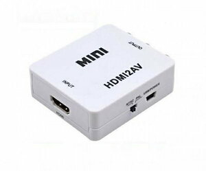 HDMI コンポジット アナログ AV RCA 3色ケーブルへ出力 HDMI2AV コンバータ 変換