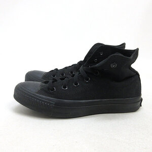 s■【24.5cm】コンバース/CONVERSE オールスター ハイカットキャンバススニーカー/黒/LADIES/36【中古】