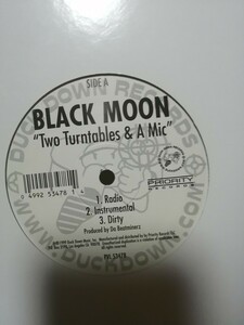 90s Hiphop 12 Black Moon Two Turntables & A Mic 