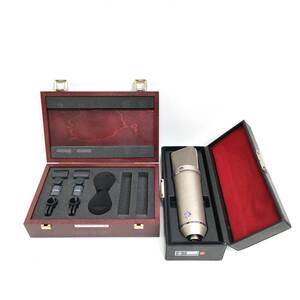 丸856 Neumann U87 ノイマン 80年代 ビンテージ コンデンサーマイク ケース付き アクセサリー付き （KM184mt ST-SET）western Germany