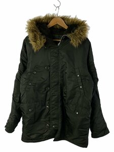 ALPHA INDUSTRIES◆ミリタリージャケット/N3-B/XL/ナイロン/グリーン/20094-476