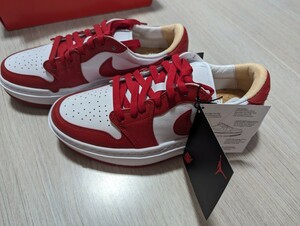 正規品　NIKE　厚底　ナイキ エア ジョーダン 1 エレベート ロー W AIR JORDAN 1 ELEVATED LOW ホワイト/レッド 26.5cm 　　