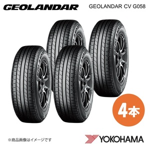 YOKOHAMA ヨコハマタイヤ GEOLANDAR CV G058 215/65R17 サマータイヤ 4本 215 65 17 H R5715