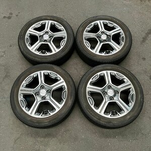 タイヤ付き純正ホイール4本セット　ハスラー　MR41S　15×4 1/2J　+45　100　4穴　165/60R15