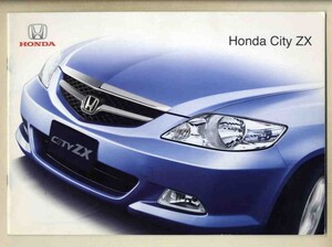 【b5543】08.5 タイ語版 Honda City ZX のカタログ