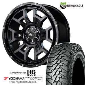 4本セット NITROPOWER H6 SLUG 20x8.5J 6/139.7 +20 SGB YOKOHAMA GEOLANDAR M/T G003 275/55R20 FJクルーザー