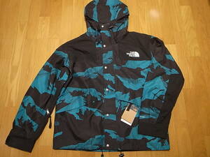 【送料無料 即決】日本未展開 THE NORTH FACE 86 RETRO MOUNTAIN JACKET HARBOR BLUE MOUNTAIN PEAK PRINT L 新品 1986年マウンテンDRYVENT