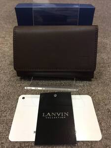 新品未使用！格安！LANVIN ランバン レザー 5連キーケース 小銭入れ コインケース付き