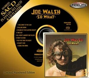 新品 即決 Audio Fidelity SACD ジョー・ウォルシュ ソー・ホワット Joe Walsh So What オーディオ・フィデリティ