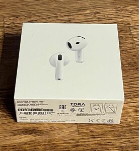 新品未開封 送料無料　AirPods4(ANC) 海外購入　アクティブノイズキャンセレーション機能　 Apple ワイヤレス　1円〜