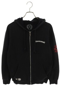 クロムハーツ パーカー SWTSHRT HD ZIP サイズ:L バックラベルロゴプリントパーカー 中古 SJ02