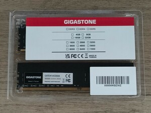 GIGASTONE GSTD416G2666 DDR4 2666MHz 16GB×2枚 計32GB 【デスクトップ用メモリ】