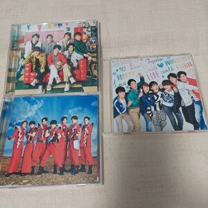 ジャニーズWEST　僕ら今日も生きている/考えるな、燃えろ!!　初回限定盤A B　通常盤　3枚セット　WEST.