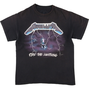 古着 METALLICA メタリカ RIDE THE LIGHTNING バンドTシャツ バンT メンズM /eaa451253 【SS2409_10%】