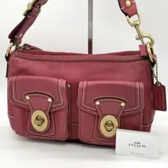 ✨️良品✨️COACH アニバーサリー レガシー ハンドバッグ ターンロック 赤