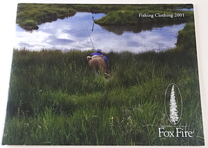 ☆ Tiemco FoxFire 2001 Fishing Clothing Catalog ☆ ティムコのフォックスファイヤーブランド2001年のカタログ ☆