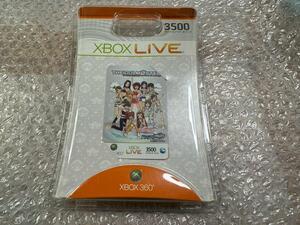 XBOX360 XBOX LIVE 3500 マイクロソフトポイント アイドルマスター 新品未開封 送料無料 同梱可