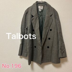 送料無料 匿名配送 Talbots タルボット ウールコート