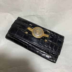 【アンティーク】【GIANNI VERSACE / ジャンニヴェルサーチェ】 レザー / 4連 キーケース / クロコダイル