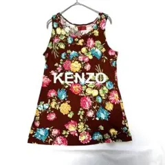 美品　KENZO ケンゾー 花柄　タンクトップ　日本製　派手